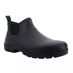 Staheekum Men's Ankle Rain Boots Black